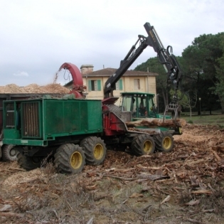 macchinario per la realizzazione di cippato